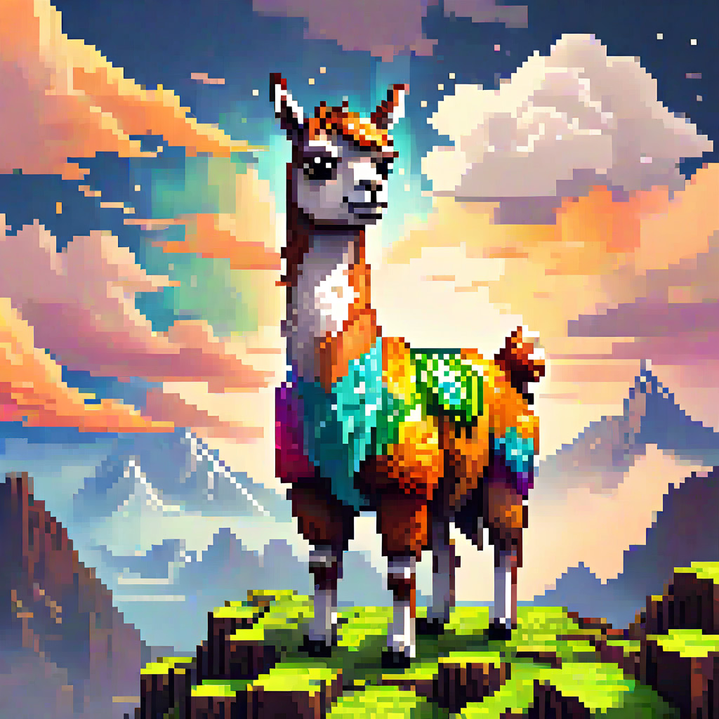 Sample output from SDXL-Turbo - Pixel Art